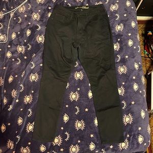 Black denim skinny jeans